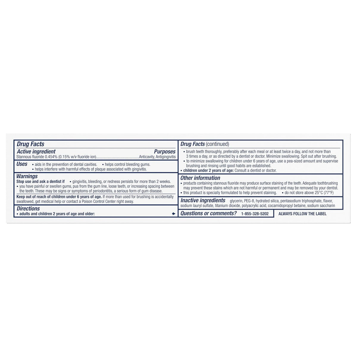 Active Gum Repair Whitening Toothpaste - 3.4 oz Tube X679410