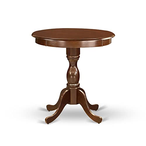 3 Piece Round Dining Table with Pedestal and 2 Kitchen Chairs H35238