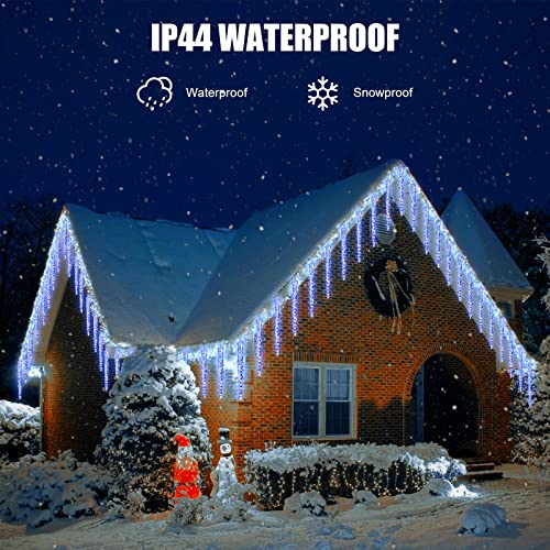 Blue 30ft 30 Tube 720 LED Meteor Shower Icicle Lights R515530