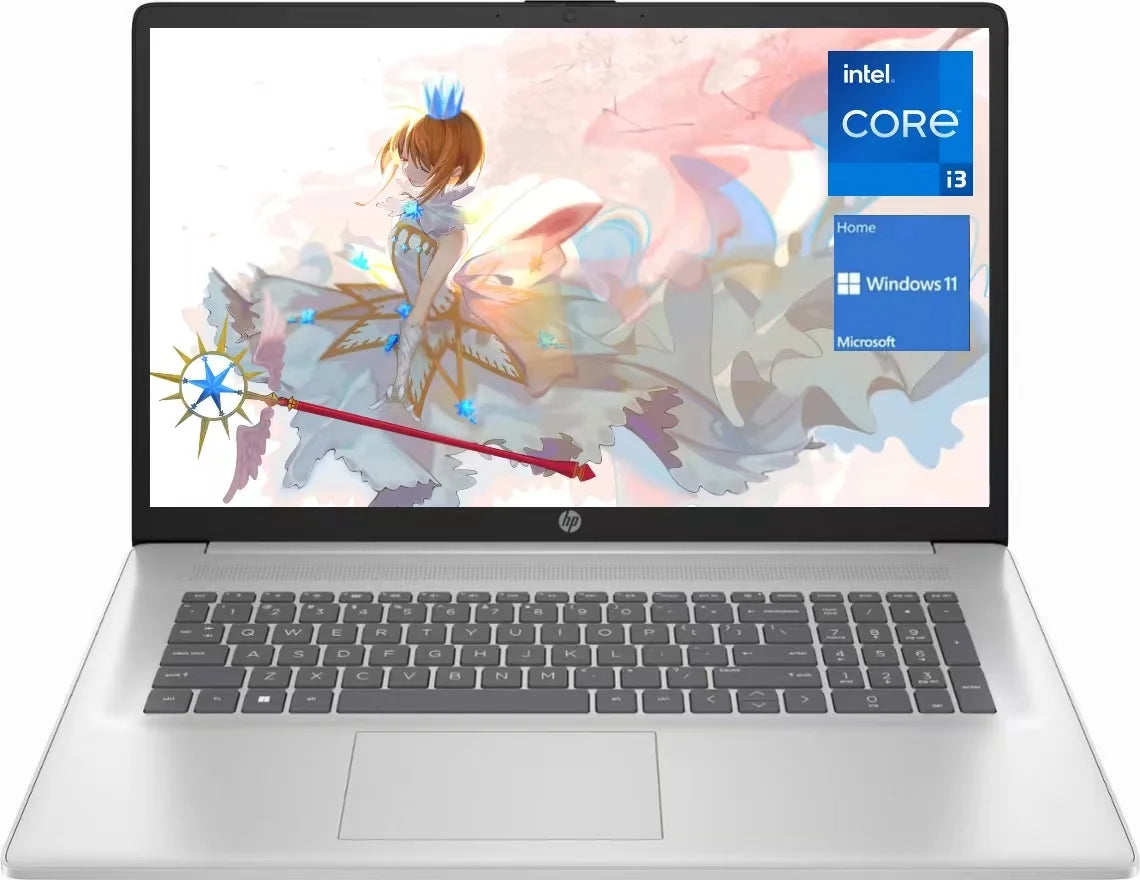17.3" FHD Display Intel Core i3-1215U 32GB RAM 1TB SSD Silver Laptop B7364