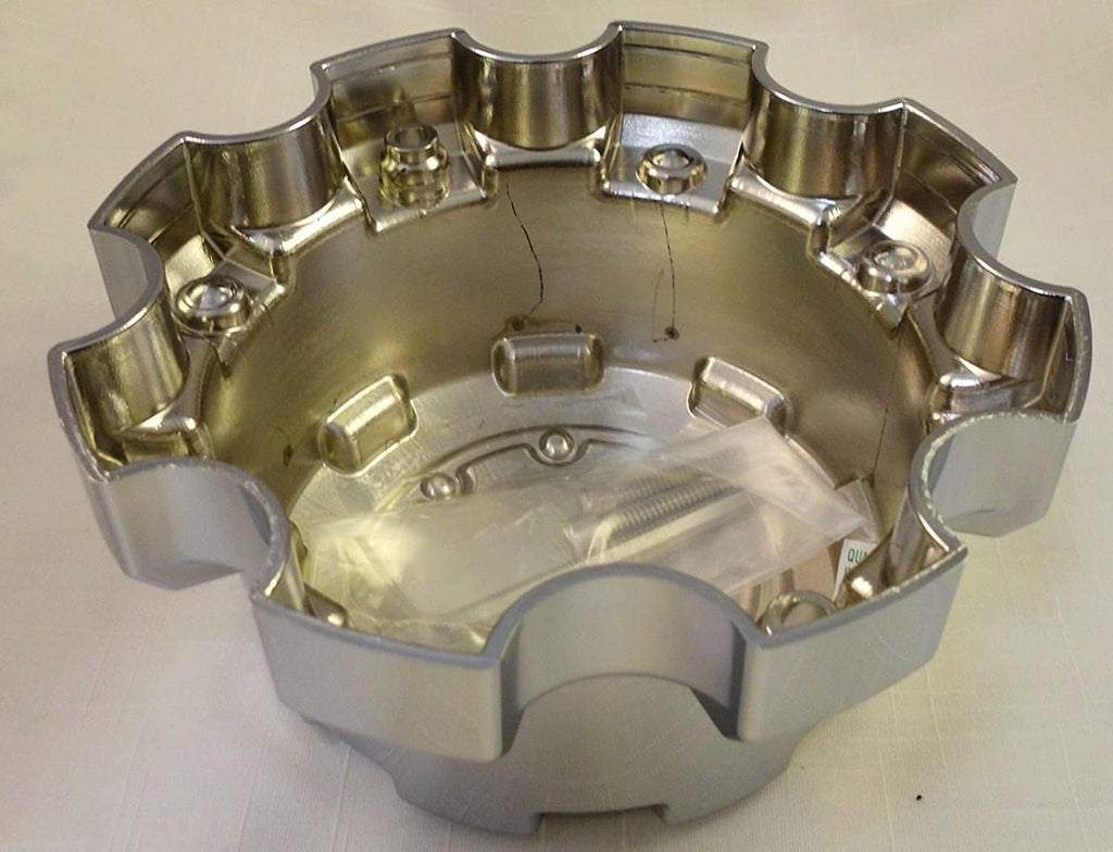 8 Lug Chrome Wheel Center Caps with Screws Z774