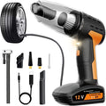 Cordless Rechargeable Handheld Car Vacuum Tire Inflator O419922