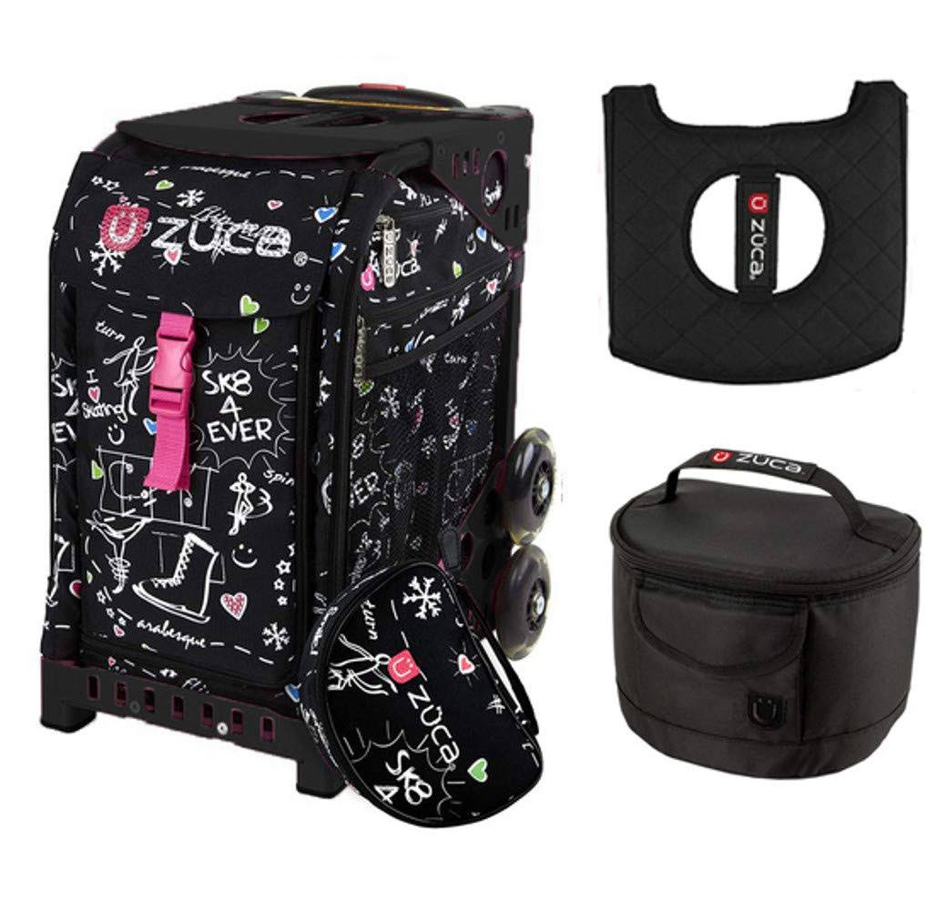 Black Sport Bag with Black Seat Cover and Black Lunchbox P929