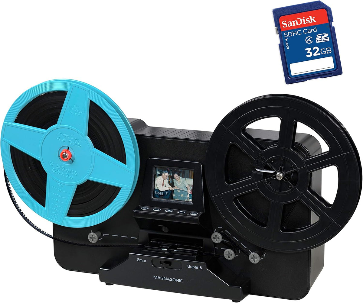 Super 8/8mm Film Scanner with 2.3 Screen E56701