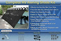 Black RV Awning Shade Complete Kit 8x17 E217667