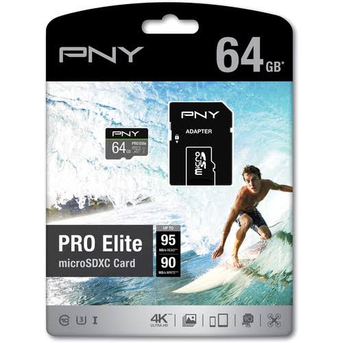 64GB Pro Elite microSDXC Memory Card L59764