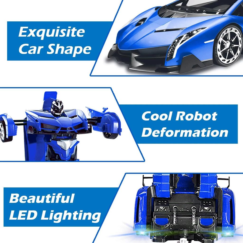 2-in-1 Transform Robot RC Racing Car, 1:18 Scale S8274