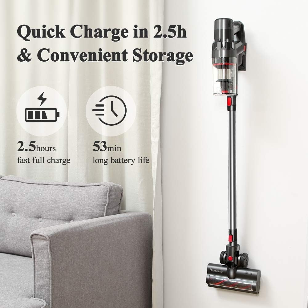 Cordless Stick Vacuum 450W 25000pa Gray F2536