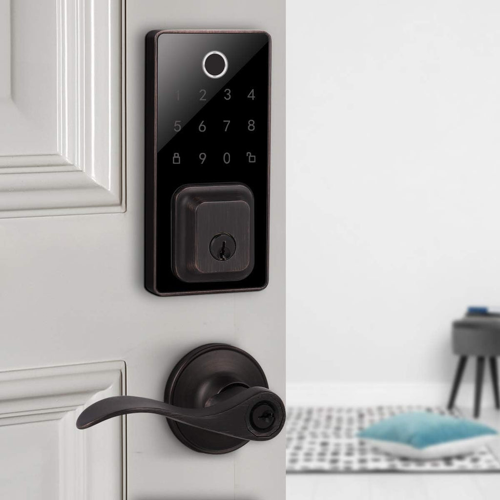 Keyless Entry Electronic Deadbolt Oil Rubbed Bronze D1887