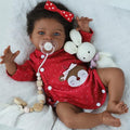 20 Inch African American Realistic Newborn Girl Doll E459