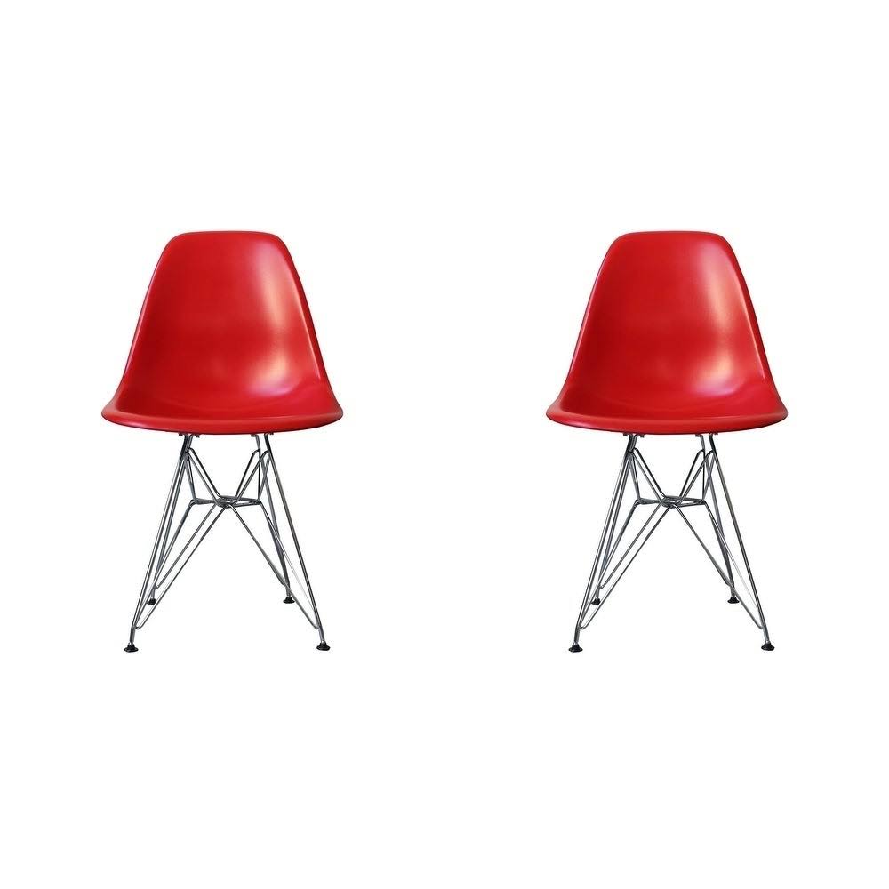 Black ABS Dining Chair Set of Four D20934