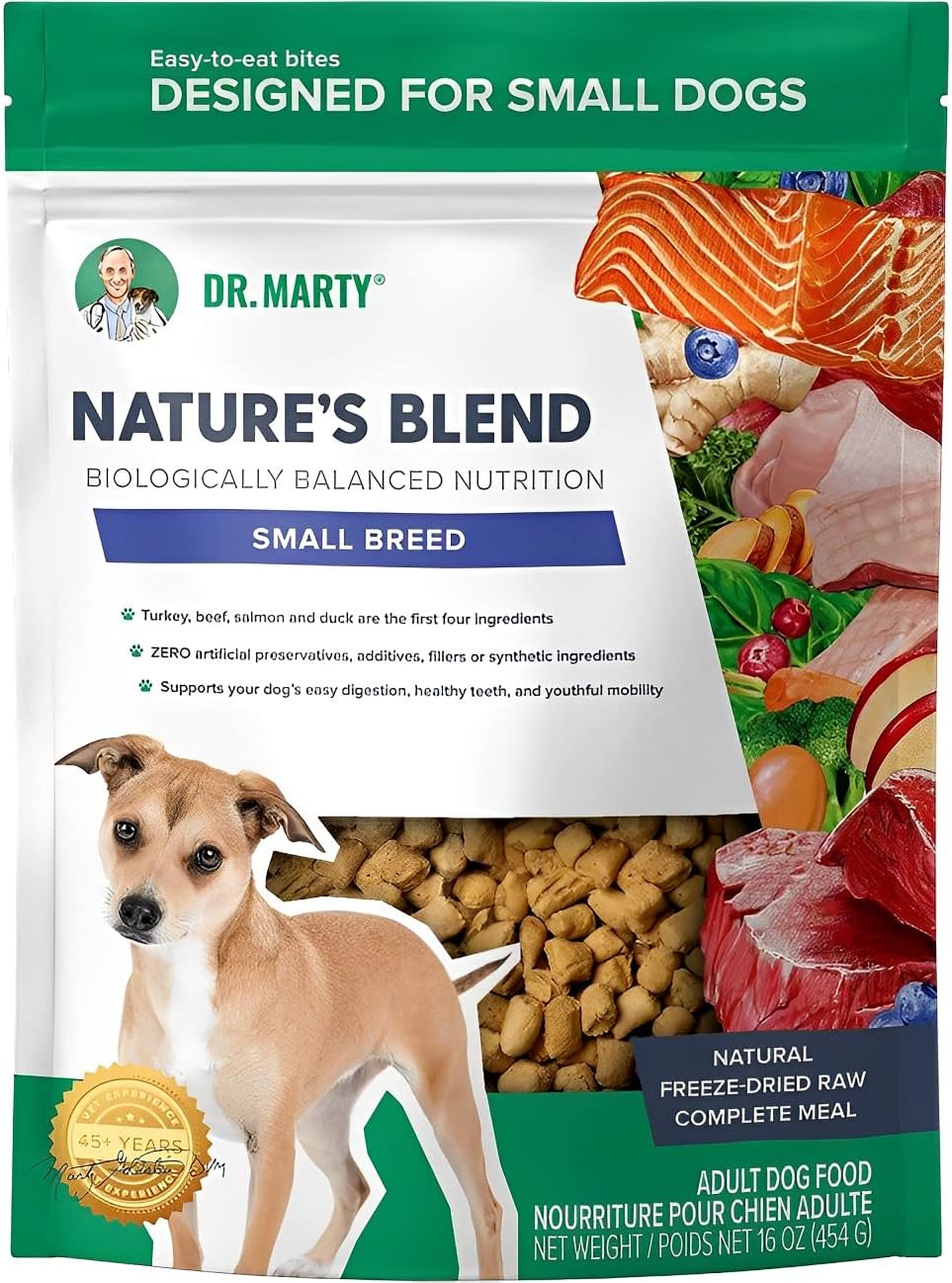 16 oz Freeze-Dried Raw Dog Food V801382