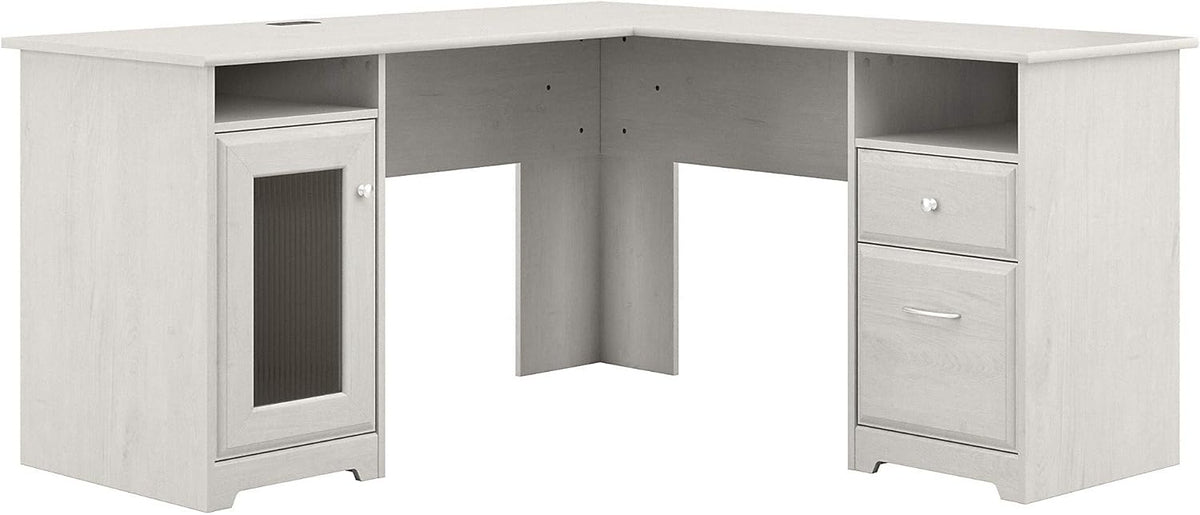 White L Shaped Computer Desk O64487