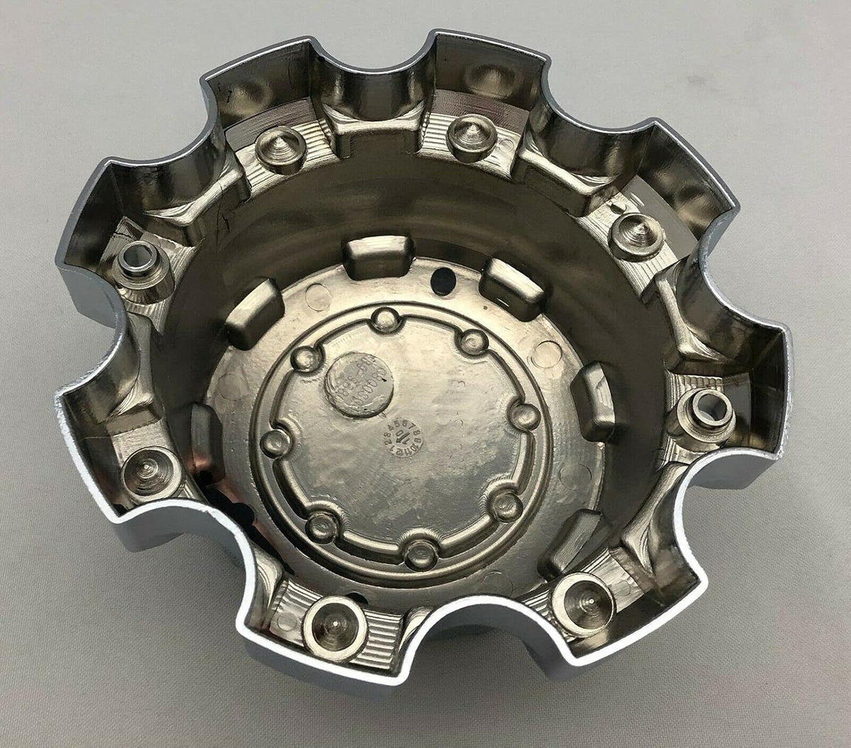 8 Lug Chrome Wheel Center Caps with Screws Z774