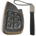 Black Leather Key Fob Case Cover Pack of 2 X48072