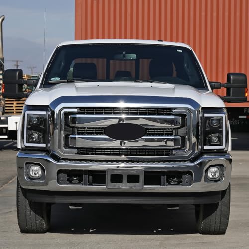 Black Dual Projector Headlights Assembly Pair E265416