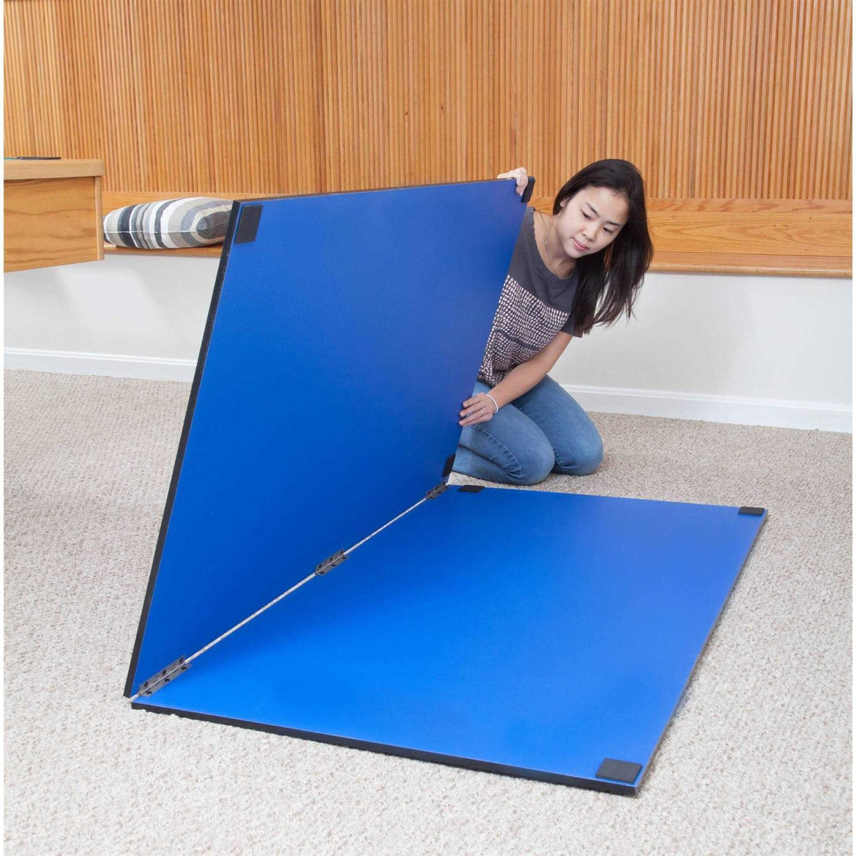 4-Piece Table Tennis Table Conversion Top with Ping Pong Net Set L468077