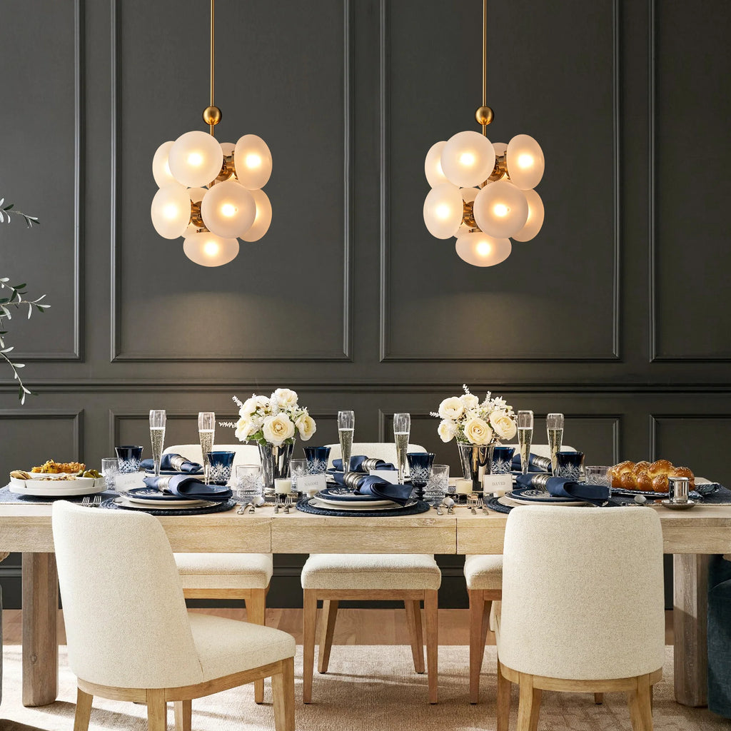 9-Light Globe Cluster Chandelier O583252