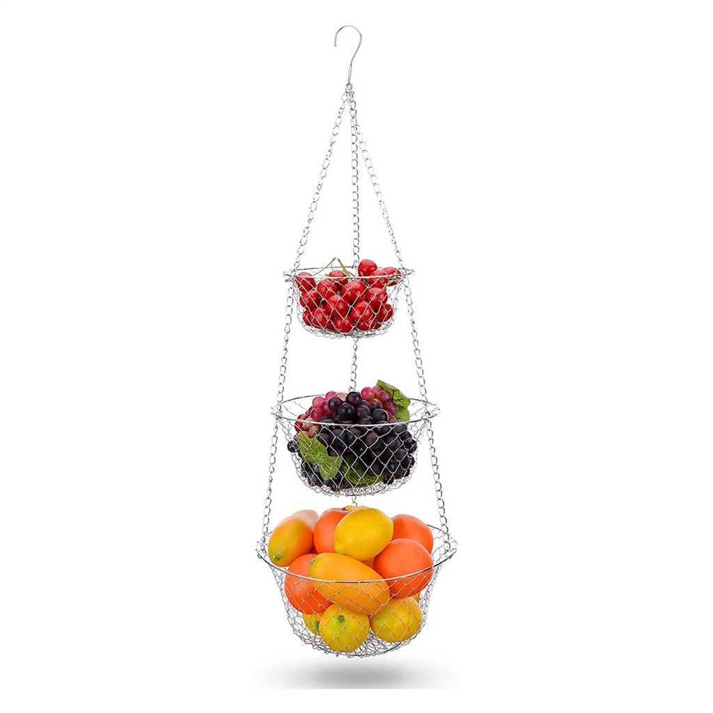 3 Tier Hanging Fruit Basket G367620
