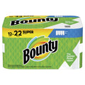 White 12 Super Rolls Paper Towels A297294