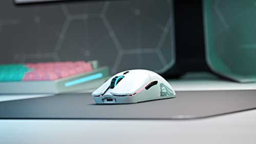White Ergonomic Mouse Z6408