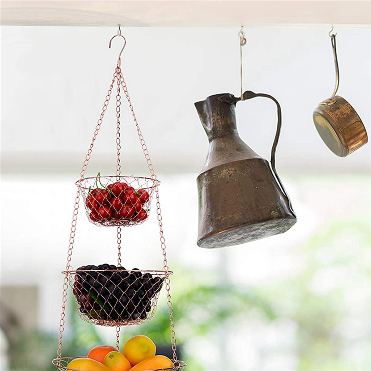 3 Tier Hanging Fruit Basket G367620