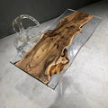 Live Edge Resin Dining Table (16.5" Tall, 48 x 24 Inches) U333831