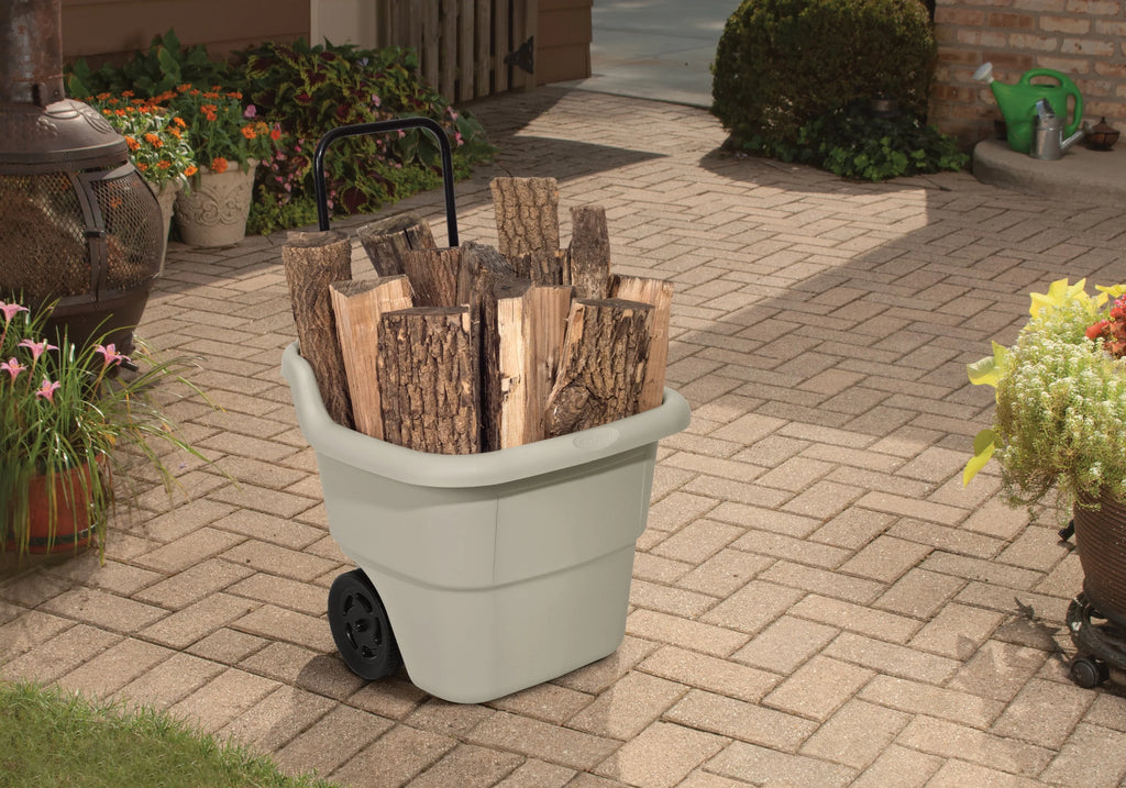 15 Gallon Resin Rolling Lawn Utility Cart R3053