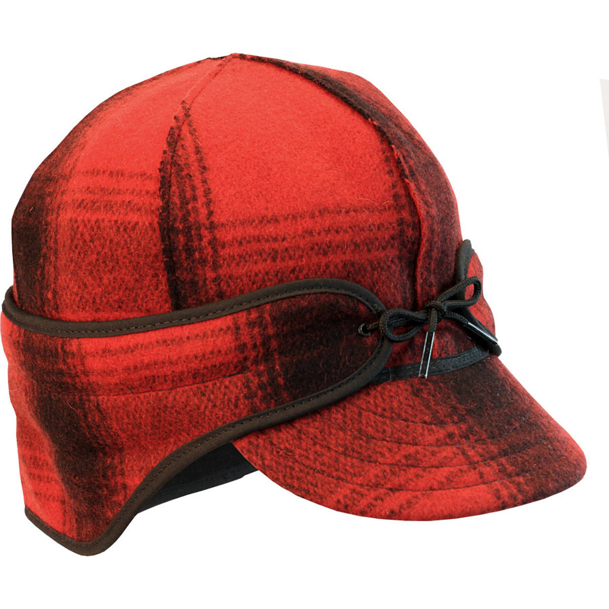 Red Black Plaid Cap N53455