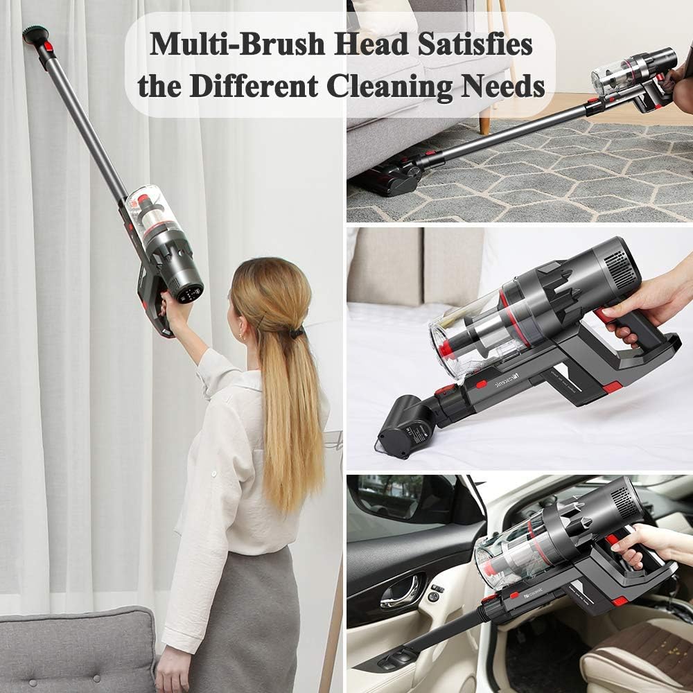 Cordless Stick Vacuum 450W 25000pa Gray F2536