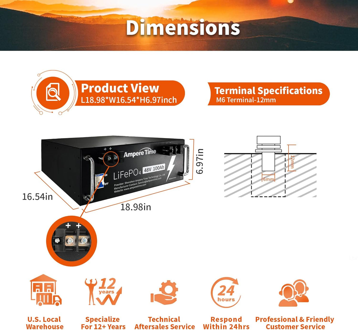 12V 50Ah Lithium LiFePO4 Battery N497