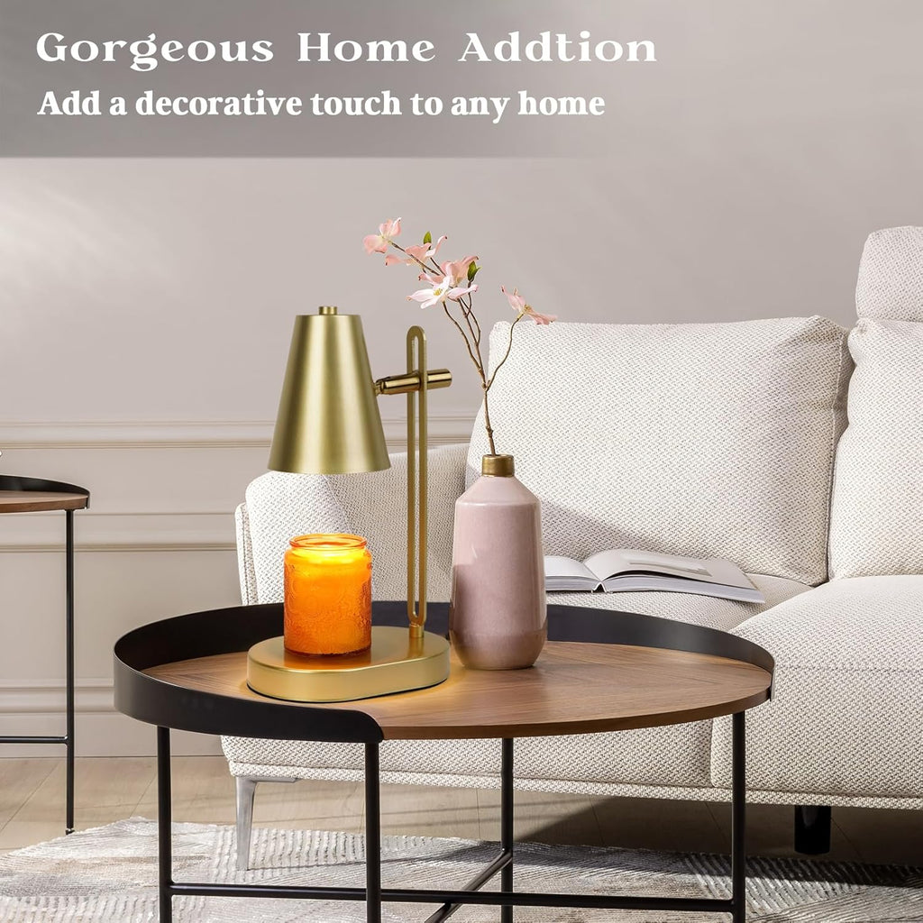 Candle Warmer Lamp with Timer, Adjustable Dimmable, 2 Bulbs R6526