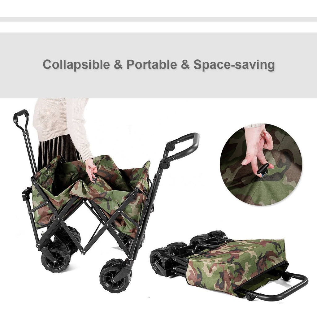 Collapsible Folding Wagon Cart with Canopy D303