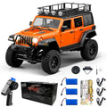 Orange 1/12 RC Rock Crawler 4WD Truck with 3pcs 1500mah Battery W135564