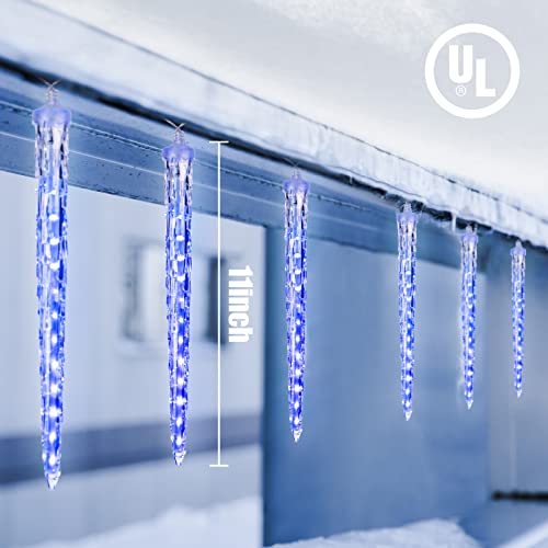 Blue 30ft 30 Tube 720 LED Meteor Shower Icicle Lights R515530