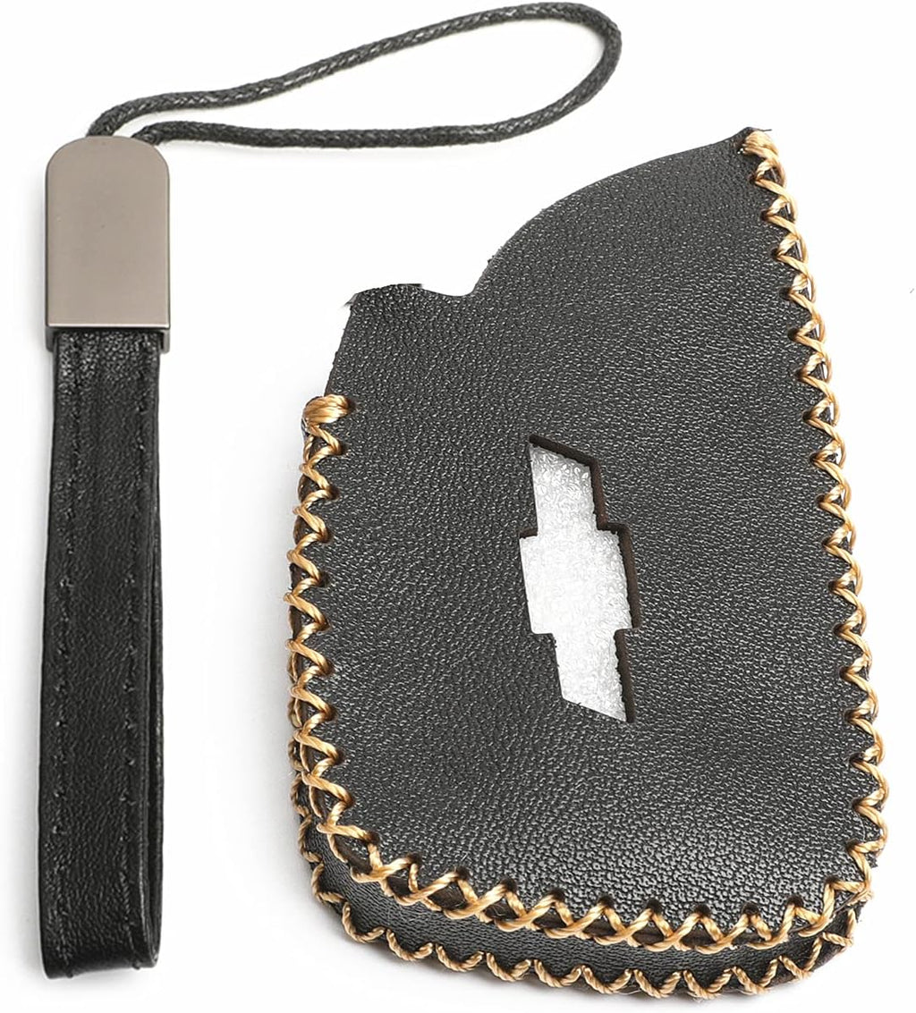Black Leather Key Fob Case Cover Pack of 2 X48072
