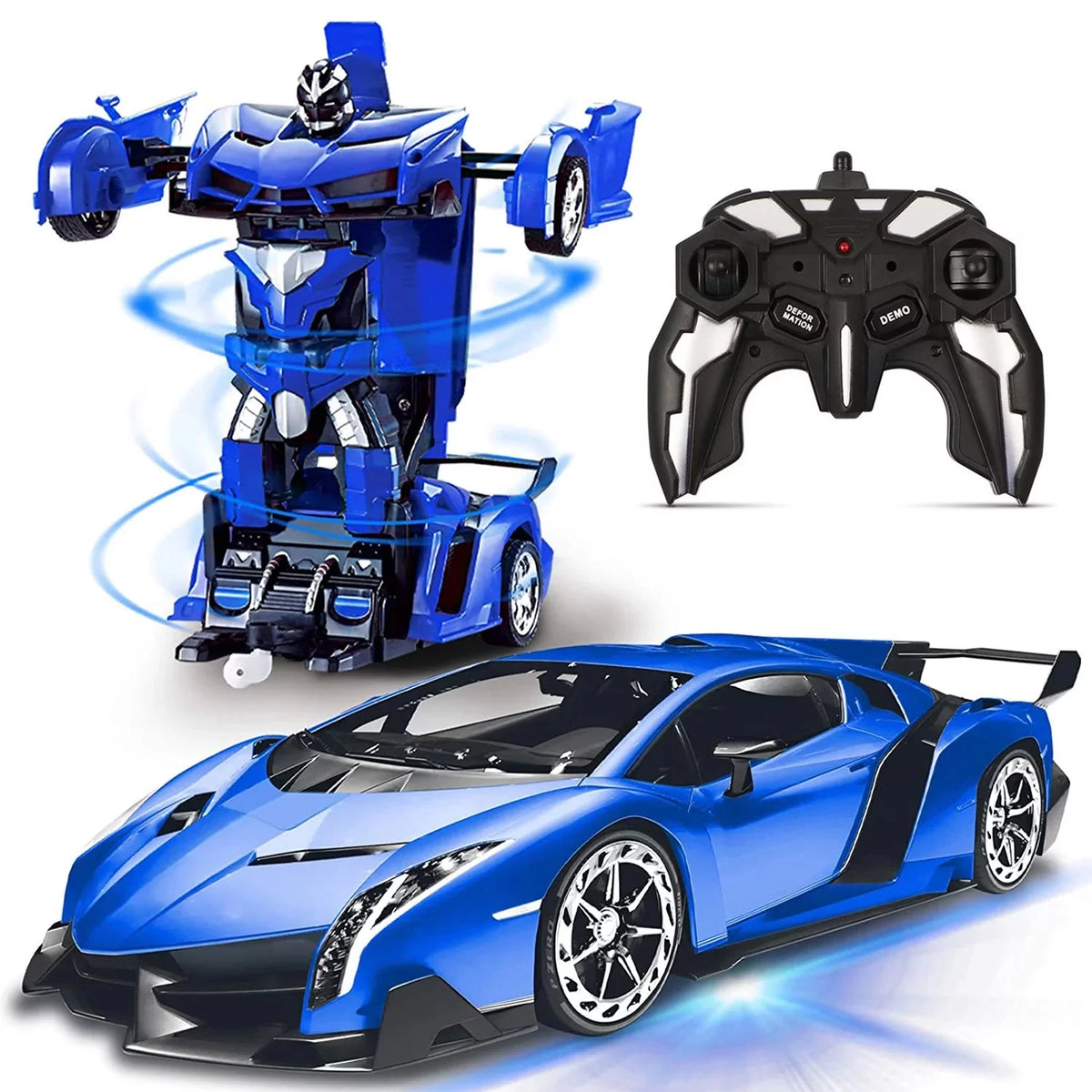 2-in-1 Transform Robot RC Racing Car, 1:18 Scale S8274