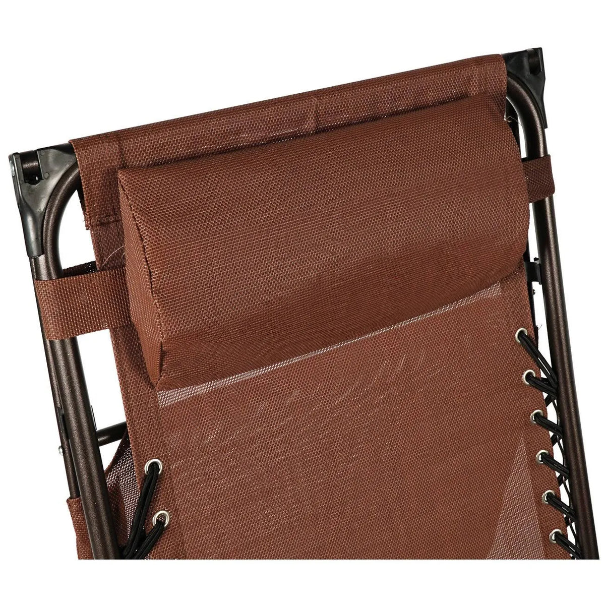 Zero Gravity Folding Chair with Canopy Brown B79785