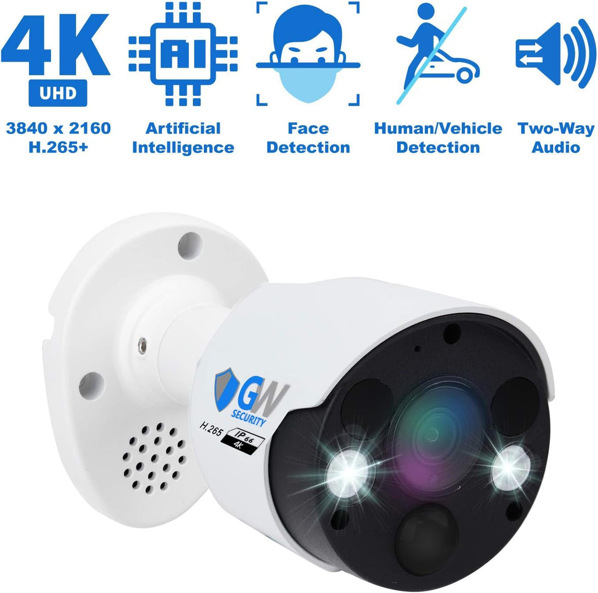 8 Channel 4K Security Camera System with 4 Bullet Cameras L34891