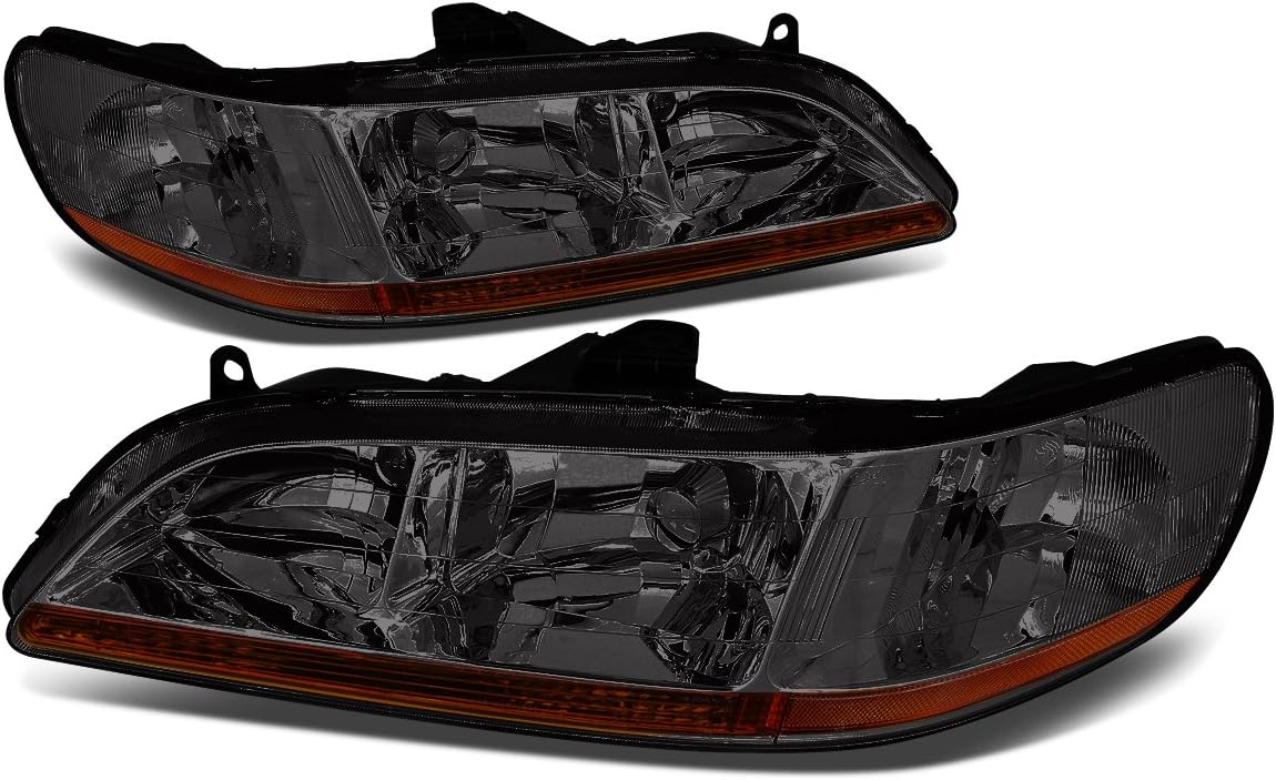 Chrome Housing Clear Corner Headlights Assembly O39188