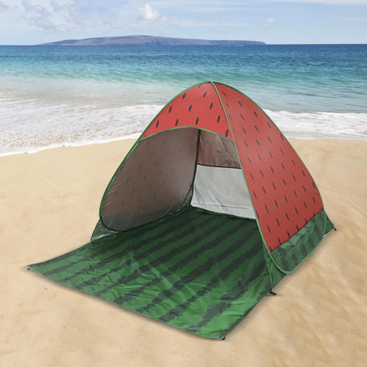 Red XL Beach Sun Protection Camping Tent G207