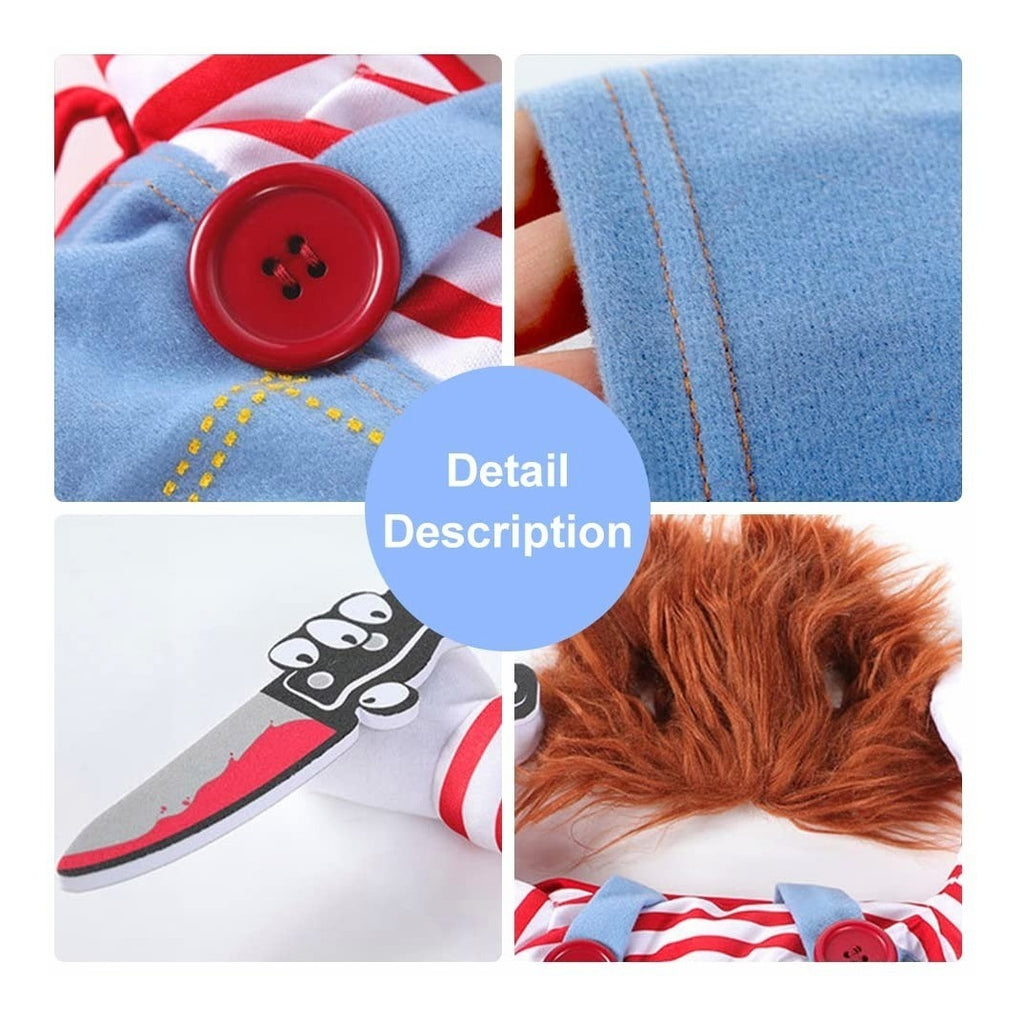 Dog Scary Transformation Costume with Wig T51514