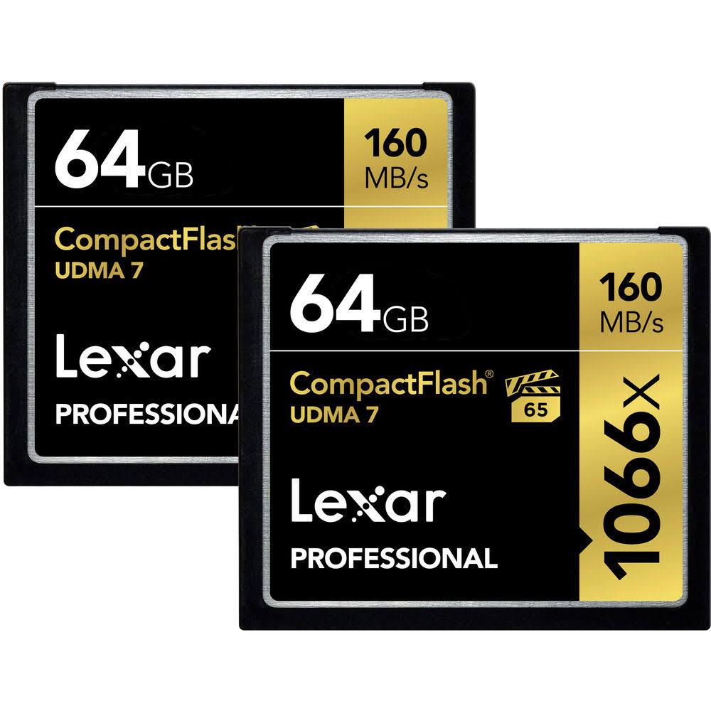 64GB CompactFlash Cards 2-Pack Z3982