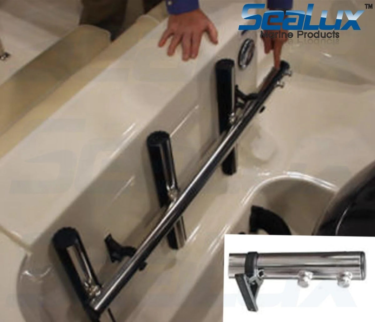 Dive Ladder Storage Clip Bracket Set (Pair) For 1-1/2" Dia. Tubing E498255