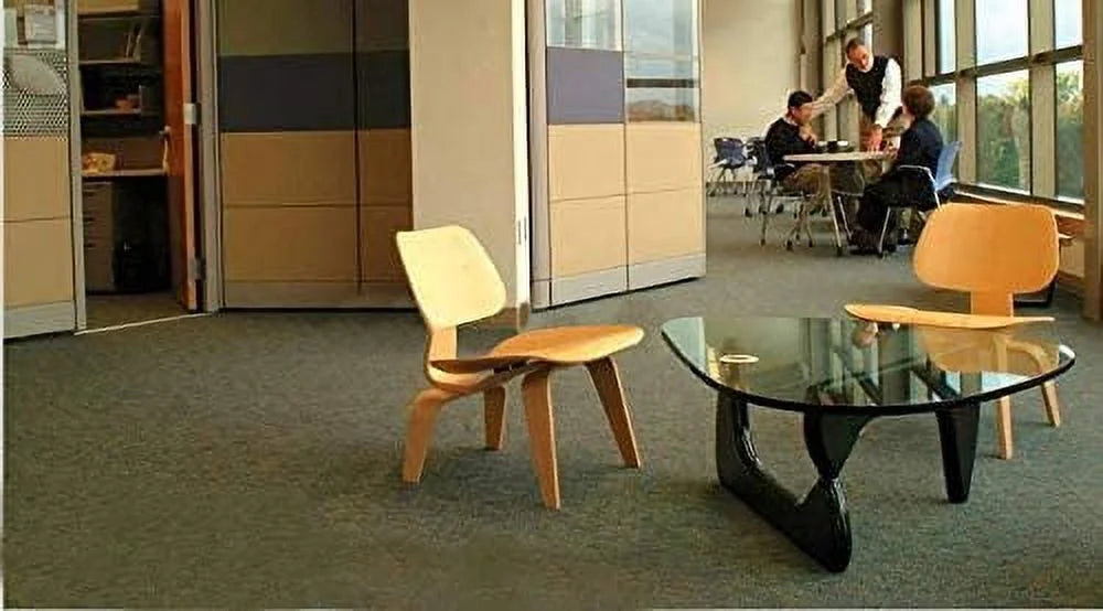 Modern Triangle Coffee Table Feet Only 2 Pieces Interlocking Solid Ash Wood Base D332