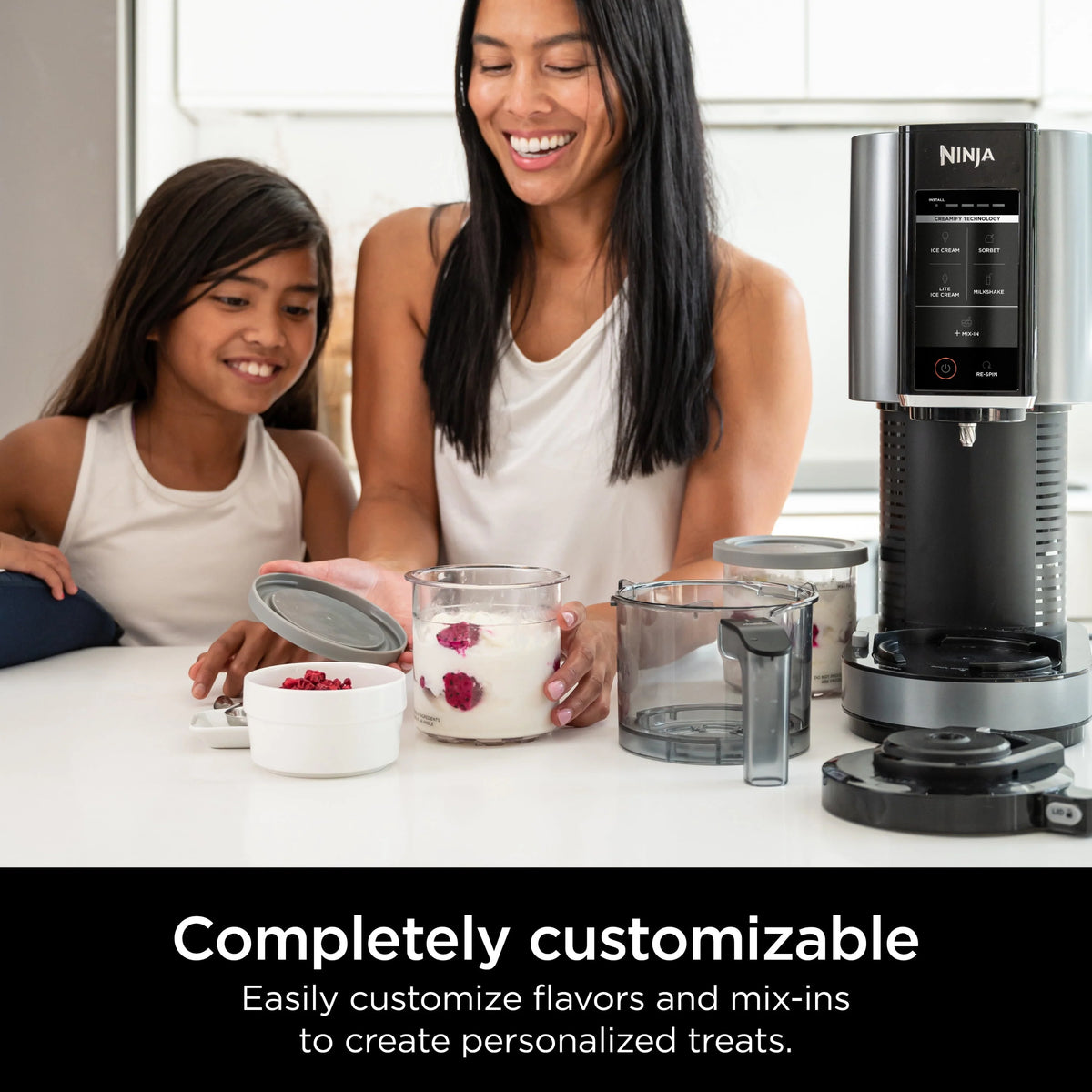 Ice Cream Maker with 2 Pints S1675
