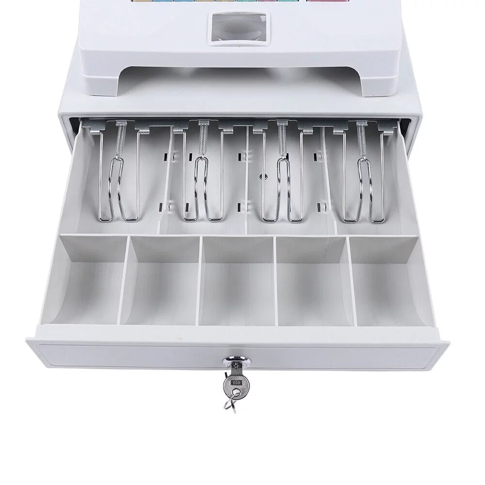 Commercial Electronic Cash Register 48 Keys POS System with Drawer H69296