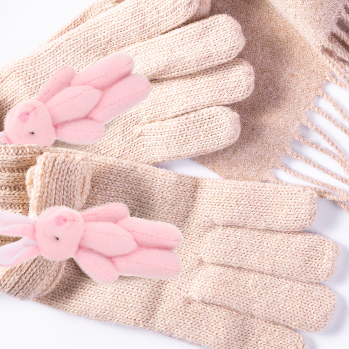 45 Pcs Mini Rabbit Plush Toy Car Accessories F546071