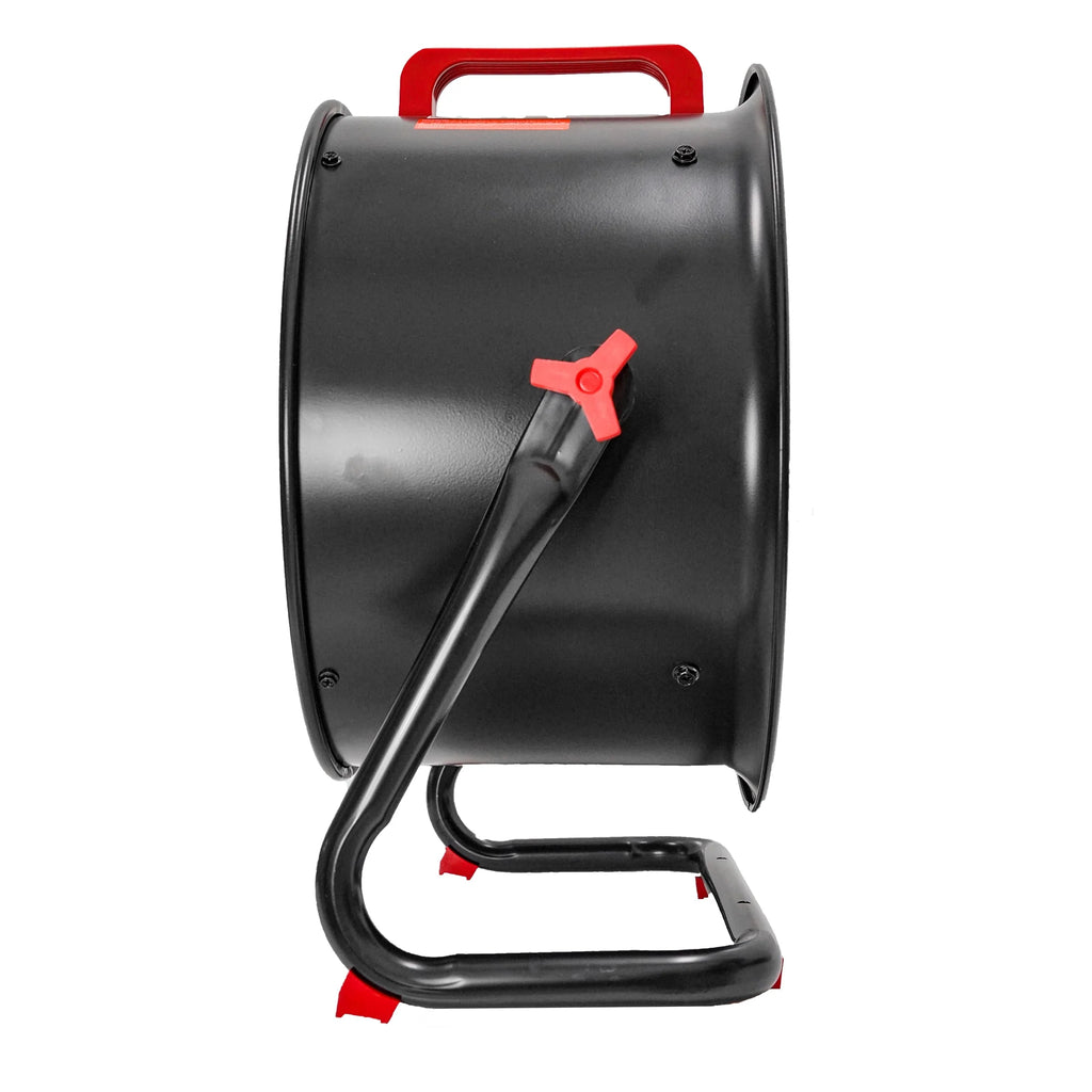 Black & Red 16 inch 2-Speed Turbo Drum Fan O212