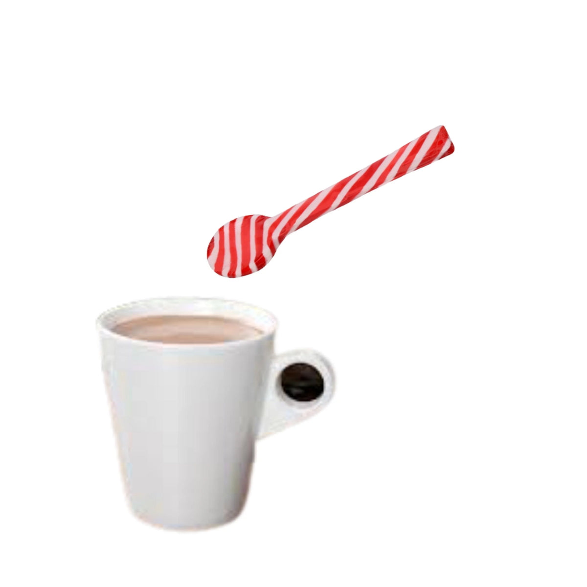 Edible Peppermint Candy Cane Spoon 36ct H4196